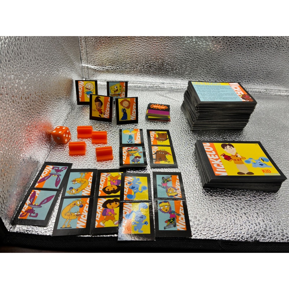 Ultimate Nickelodeon Trivia Game 2002 Tin Box